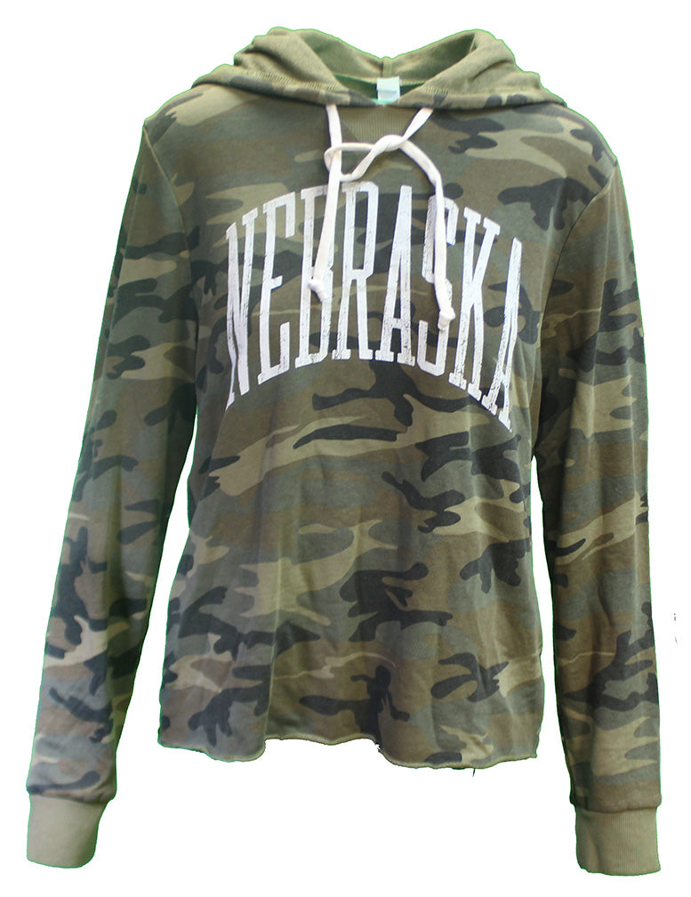 Nebraska Day Off Camo Hoodie