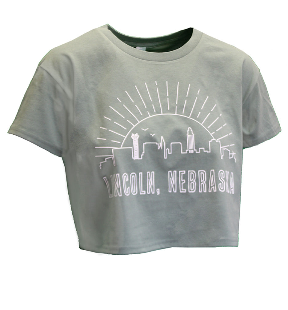 Womens Lincoln NE Adventurer Crop Top
