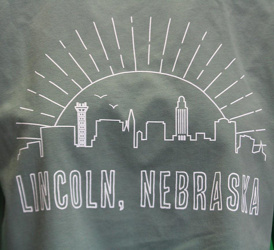 Womens Lincoln NE Adventurer Crop Top