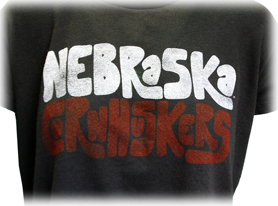 Ladies Nebraska Cornhuskers Headliner Crop Tee