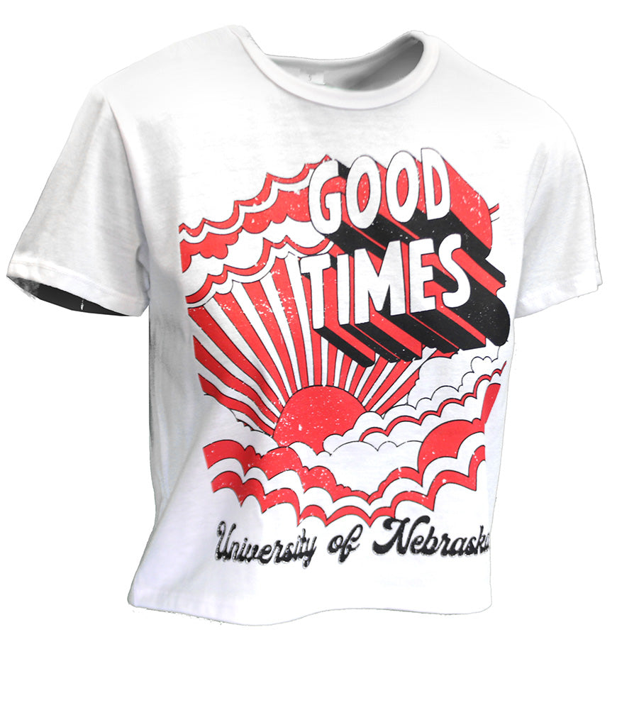 Womens University of Nebraska Good Times Cropper