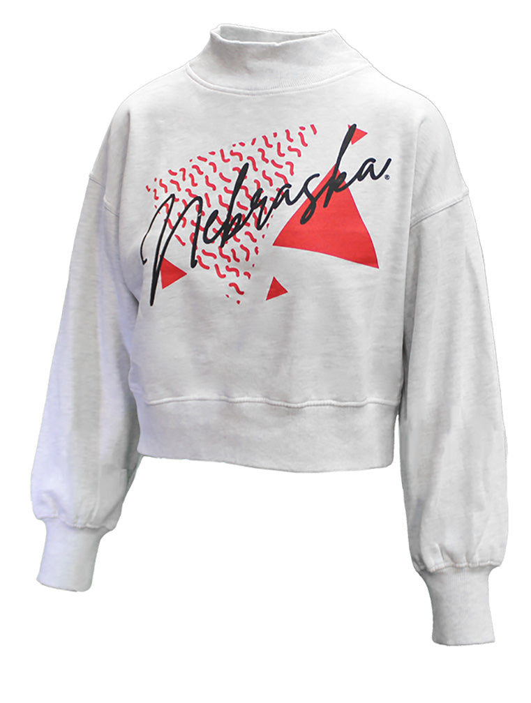 Womens Nebraska The Max Hailey Crewneck