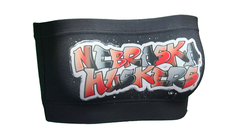 Husker Gals Graffiti Bandeau Top
