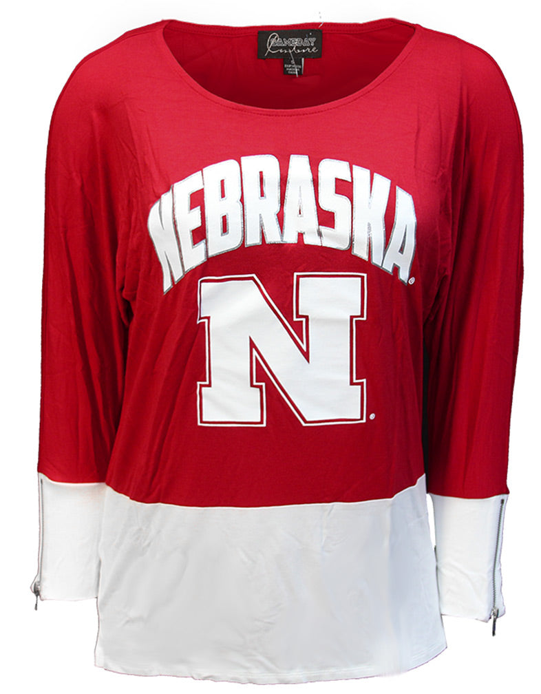Husker Tunic Top