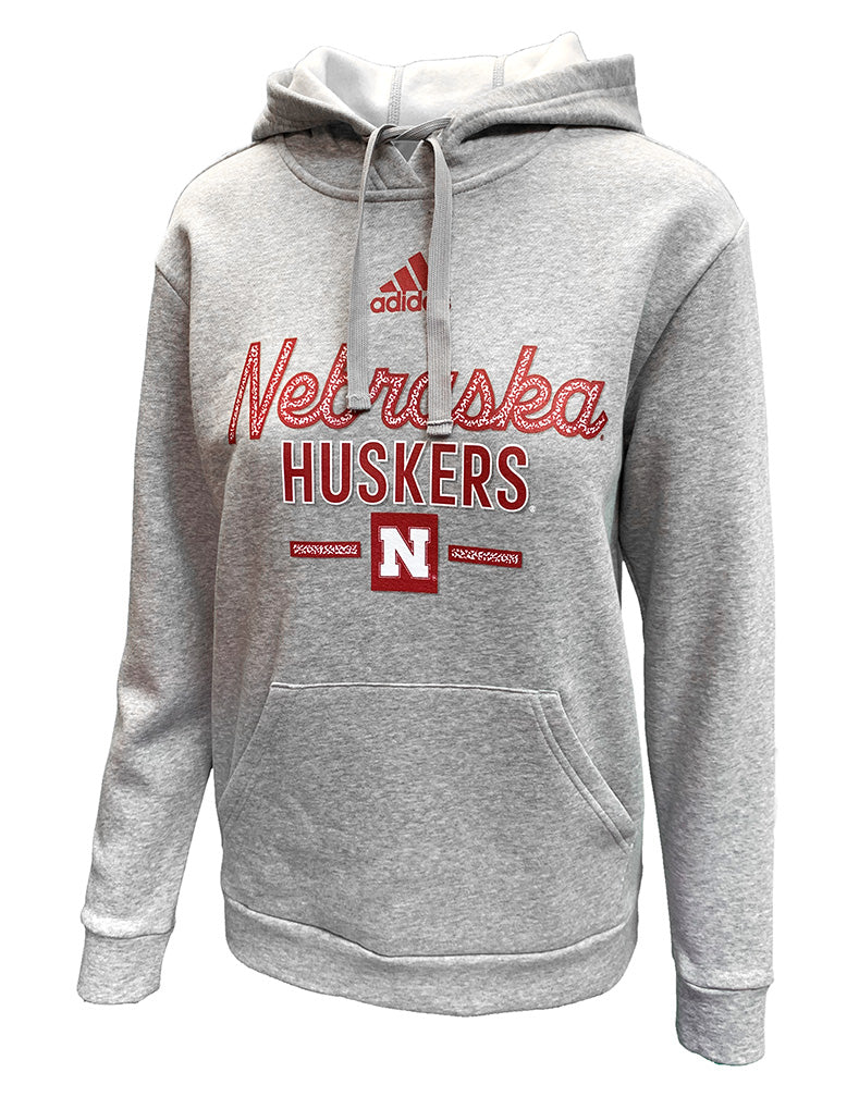 Adidas Womens Nebraska Huskers Homecoming Fleece Hood