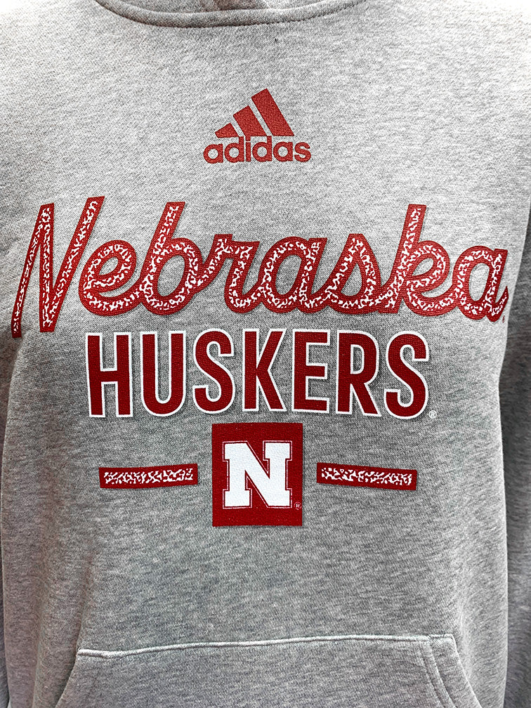 Adidas Womens Nebraska Huskers Homecoming Fleece Hood