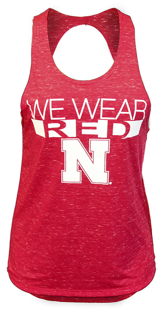 We Wear Red Twist Back Tank