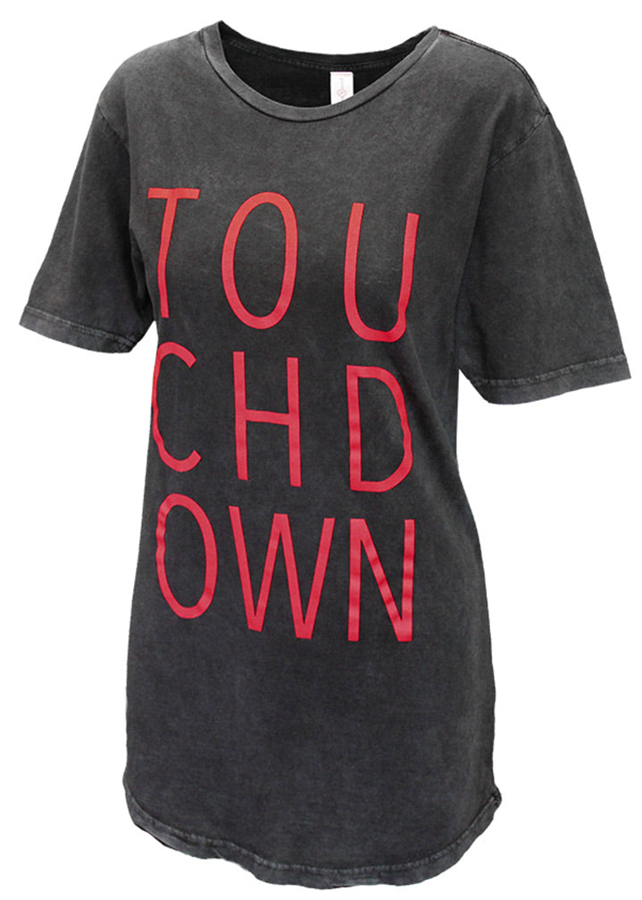 Womens Touchdown Vintage Tee