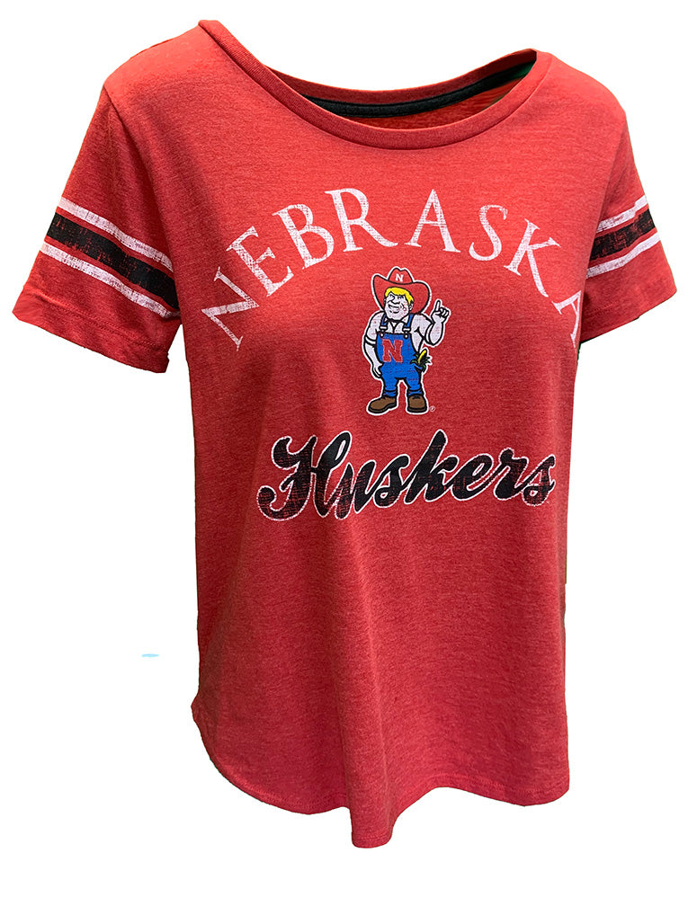Womens Nebraska Herbie Husker Lovermore Scoop Neck