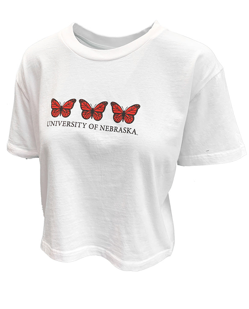 Womens Butterfly University Of Nebraska Sweet Tee