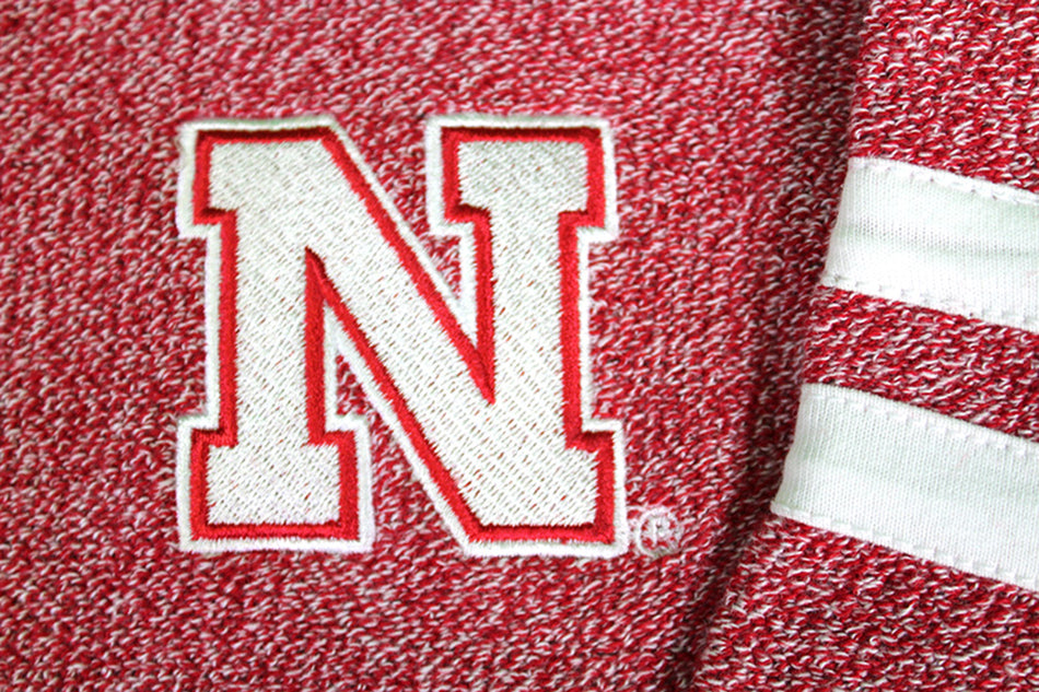 Nebraska Toddlers Twist Stripe Crew