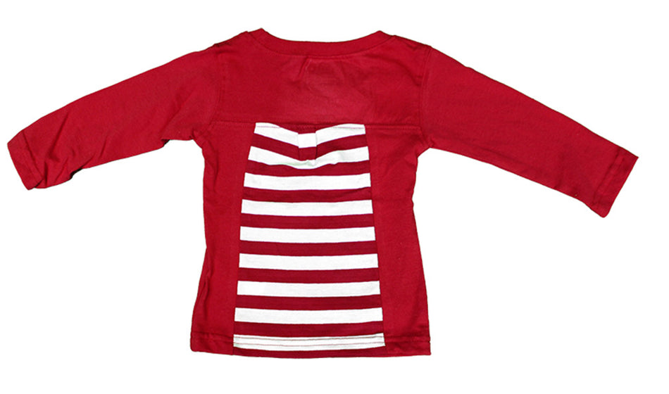 Huskers Lil Gals Cherry Stripe Set