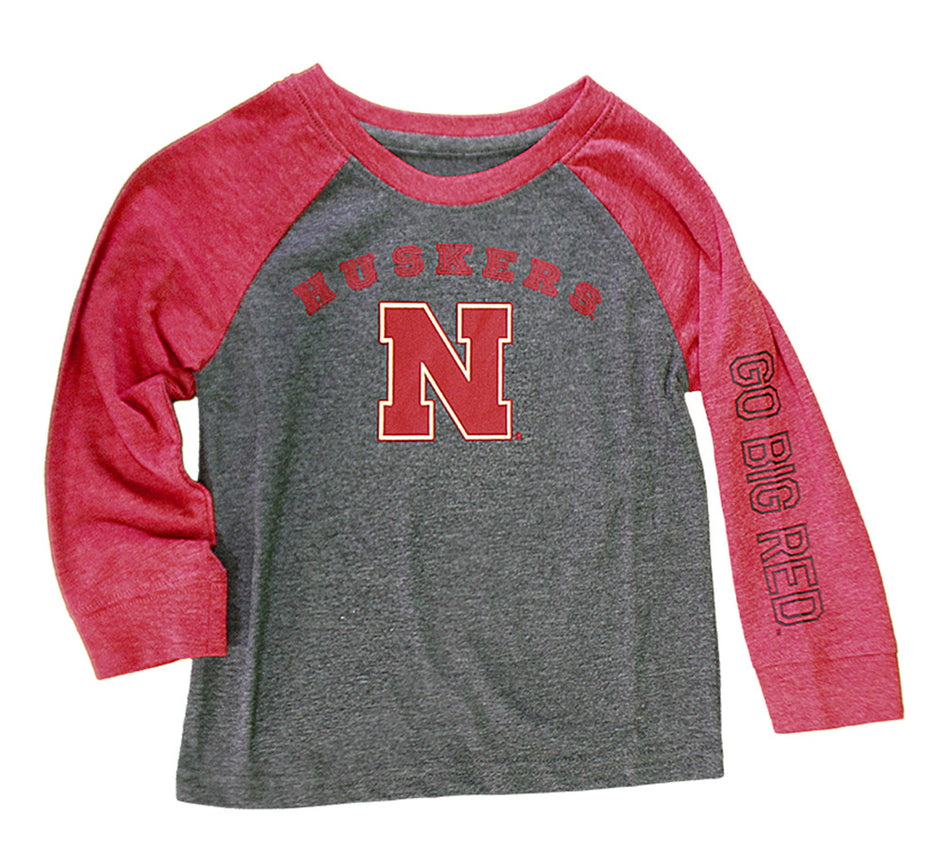 Toddlers Go Big Red Raglan