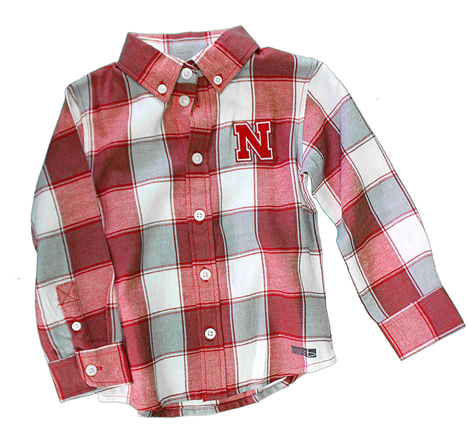 Toddler Nebraska Button Down