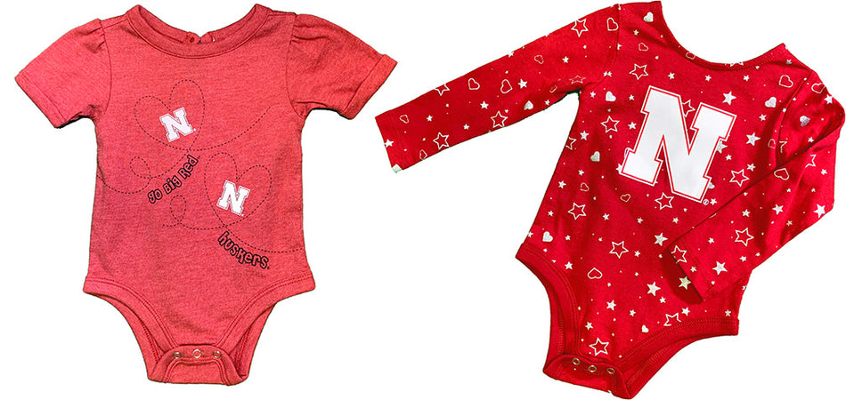 Infant Girls Nebraska Star Onesie Set