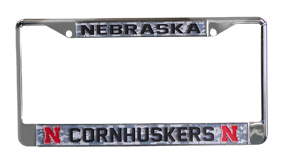 Nebraska Cornhuskers Digi Camo License Frame