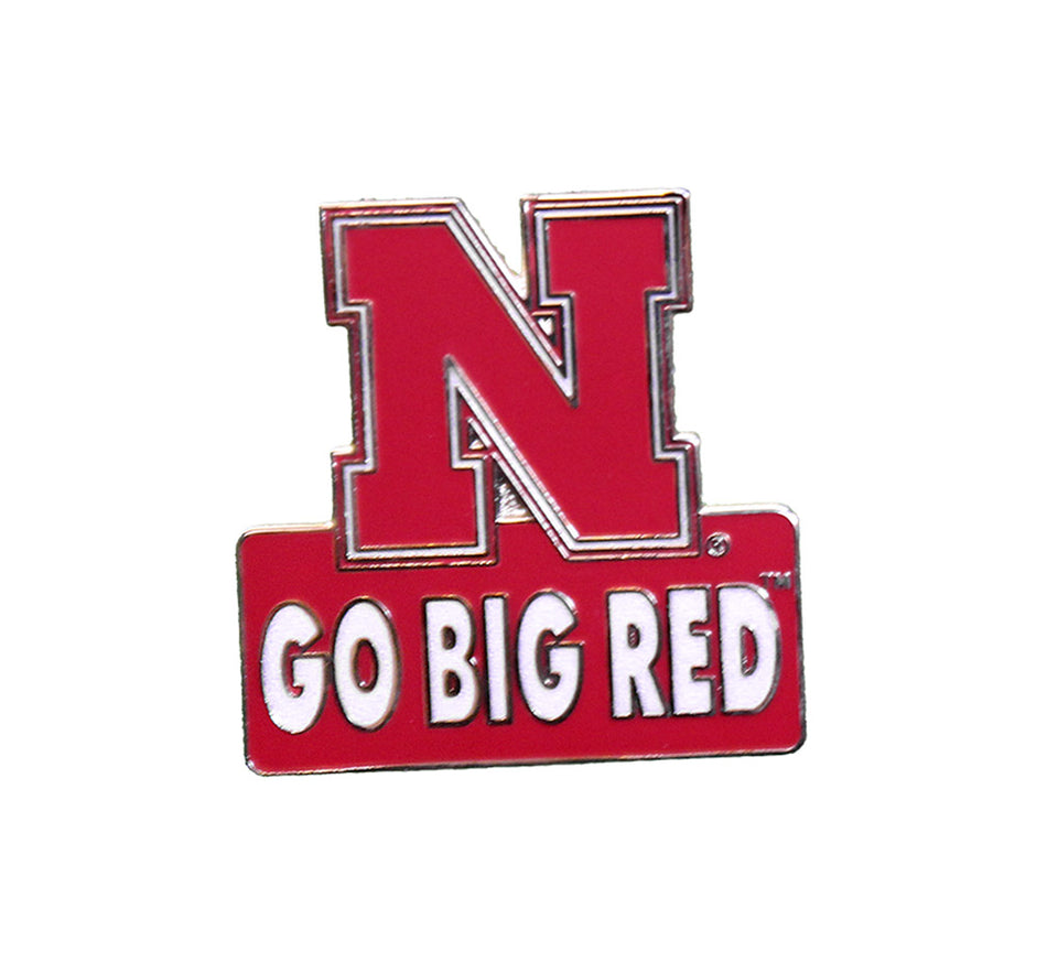 Go Big Red Lapel Pin