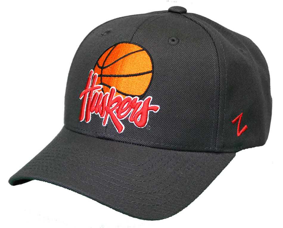 Huskers Script N Basketball Hat