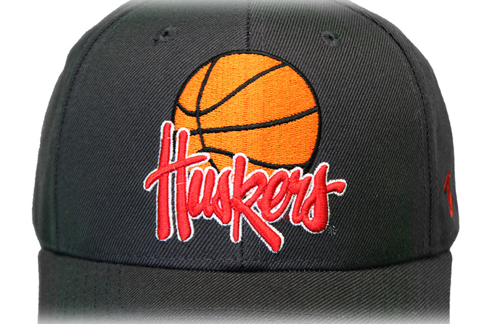 Huskers Script N Basketball Hat