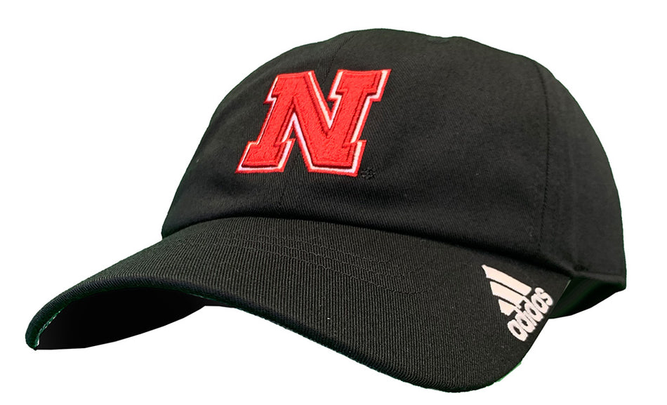 Adidas 2024 Nebraska CoachesSlouch - Black