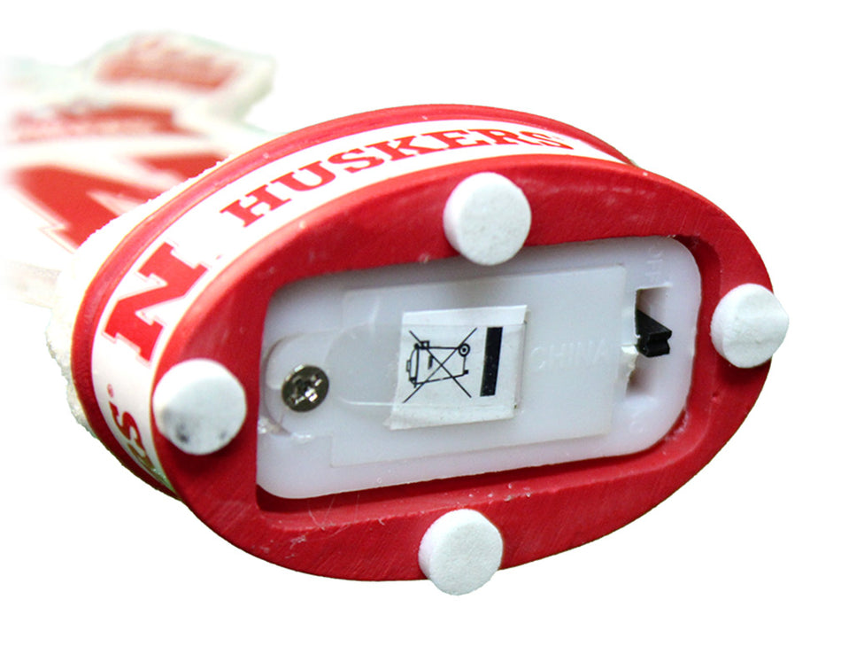 Nebraska LED Snowman Ornament