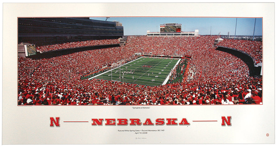 2008 Spring Game Print
