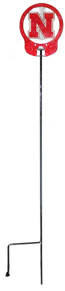 Huskers Yard Ornament Rain Gauge