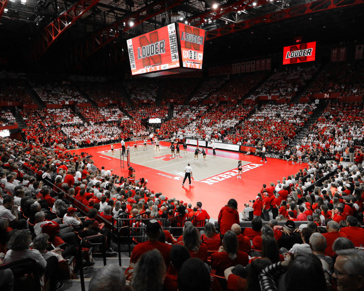 Husker Volleyball Devaney Dominance Print