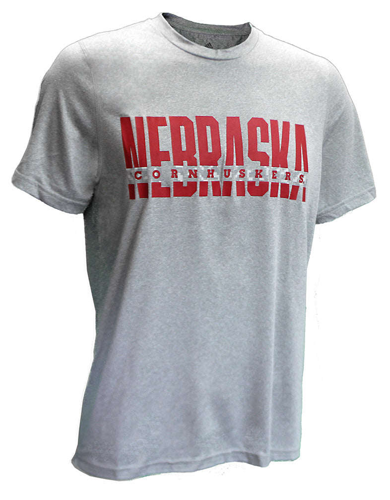 Adidas Nebraska Locker Strike Creator Tee - Grey