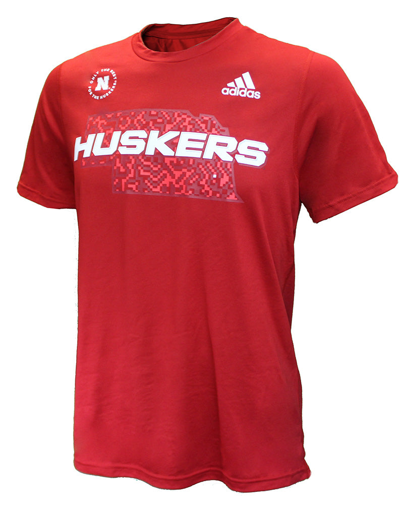 Adidas Huskers Digi Camo State Tee