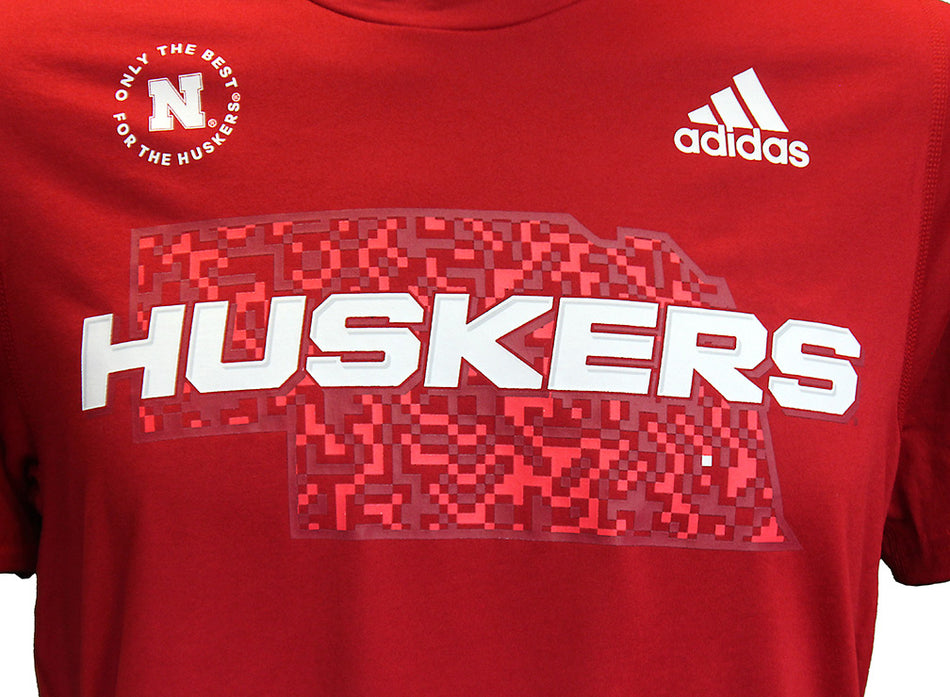Adidas Huskers Digi Camo State Tee