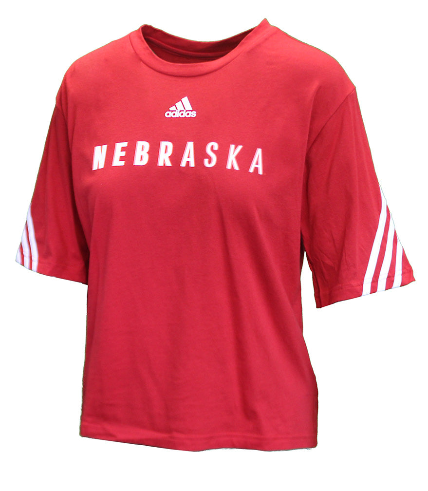 Adidas Womens Nebraska Flair Top