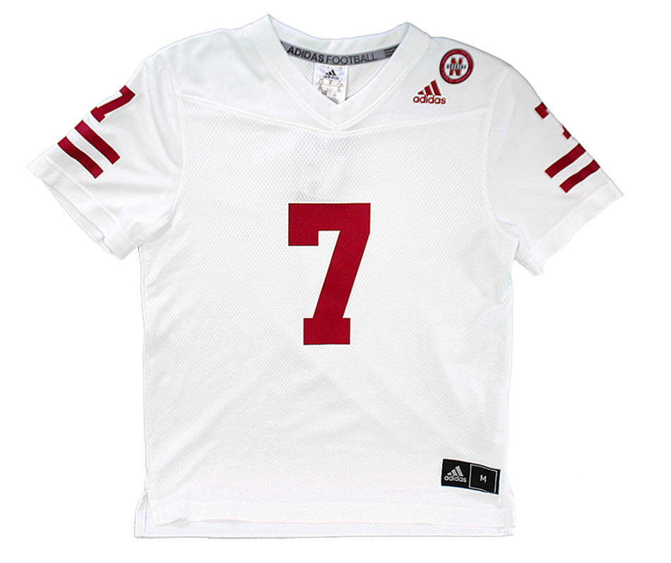 Adidas Youth Nebraska Frost Away Jersey